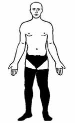 figure wearing panties and stockings
